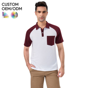 เสื้อเชิ้ตผู้ชายผ้าฝ้ายเนื้อแน่น ระบายอากาศดี รับผลิตแบบ OEM ODM พร้อมสกรีนโลโก้ แขนสั้น สำหรับใส่ลำลอง ทำงาน และปรับแต่งแบรนด์ได้ - Product Image 5