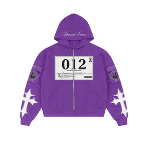 Sudadera con capucha de manga larga personalizada para hombre Sudadera de moda Hip Hop con patrón impreso Sudadera con capucha básica de invierno - Product Image 5