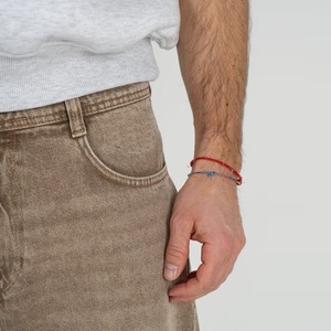 Nouvel arrivage : Jeans baggy unisexe taille haute coupe droite de luxe sur mesure pour hommes – Vente en gros fabricant - Product Image 4