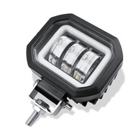 Feux de travail LED TCYATO, yeux d'ange bleus, DRL, feux antibrouillard tout-terrain, accessoires de voiture, phares LED pour voitures, ampoules LED pour voitures