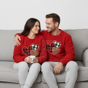 Sudadera Romántica con Temática de San Valentín, Cálida y Suave al Tacto, Estilo Moderno para Atuendos Casuales y Colección de Temporada Festiva - Product Image 5