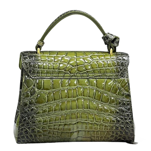 กระเป๋าหนังแท้ลายจระเข้คลาสสิกแบบใหม่ น้ำหนักเบา สำหรับผู้หญิง สายสะพายปรับได้ มีซิป เหมาะสำหรับการเดินทาง ราคาสุดฮอต - Product Image 2