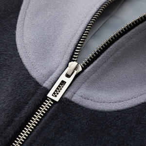 Chaquetas de Cuero para Hombre, Estilo Hip Hop, con Cremallera, Bordado Personalizado de Fabricante, Gamuza Premium, Diseño Patchwork - Product Image 4