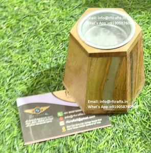 Mini brûleur Bakhoor traditionnel en résine époxy en bois Idée cadeau parfaite pour l'Aïd Ramadan et les mariages - Product Image 4