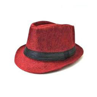 Sombrero de Paja Fedora para Hombre y Mujer, Diseño Sólido, Transpirable, de Lona de Alta Calidad