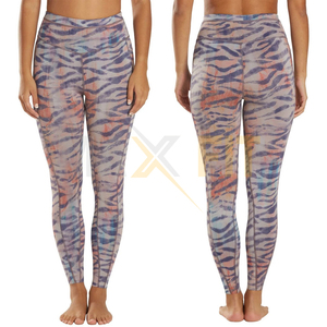 Leggings de fitness pour femmes personnalisés de qualité supérieure 2023 Design taille haute avec logo sublimé Produit portable - Product Image 5