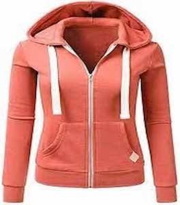Sudadera con capucha para mujer, ropa de calle, Top corto de gimnasio impermeable, abrigo de fábrica DHL, ropa Lisa occidental - Product Image 1