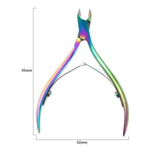 Outils de manucure avec logo personnalisé en gros Pince à cuticules durable avec poignée antidérapante Jeu d'instruments manuels avec pinces à ongles - Product Image 2