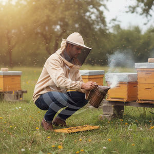 Beekeeper Clothing Cotton Beekeeping Jacket Full Protection Clothing/Beekeeping Jacket/Bee Suit Hot Sale - Product Image 4