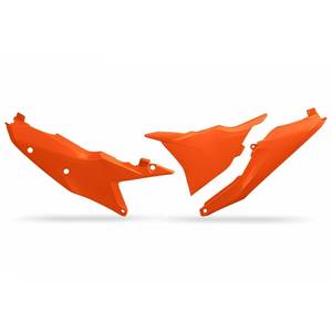แผงด้านข้างสำหรับ KTM SX 125 2023-2025สีส้ม127รถจักรยานยนต์พร้อมที่ครอบกล่องกรองด้านซ้าย - Product Image 1