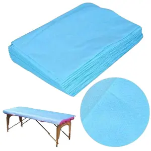 Buy Disposable Waterproof Bed Sheet with White Blue sky Green Color Low Prices Manufacture in India For Sale