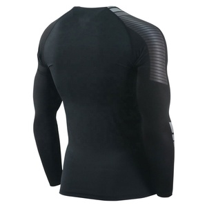 Protège-éruption cutanée sur mesure avec chemises de Compression à manches longues à séchage rapide en tissu 100% polyester - Product Image 5