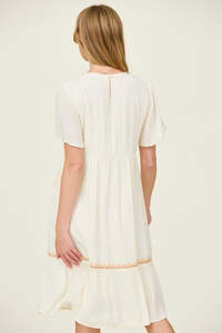 Femmes élégantes Y2K Mini robe mignonne printemps et automne tricot moulante avec nœud en dentelle et dos creux Sexy tenue décontractée pour dames - Product Image 4