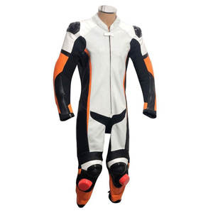 Combinaison de course moto pour homme en cuir de vachette sur mesure, imperméable, coupe-vent, séchage rapide, haute qualité, pour la course automobile - Product Image 3