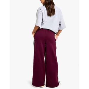 Pantalones Deportivos Holgados de Felpa 100% Algodón de Alta Calidad para Mujer, Corte Regular con Frente Plano y Cierre de Cordón para Invierno - Product Image 2