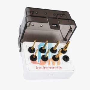 ชุดเครื่องมือเจาะฟันคุณภาพสูง OMI Healthcare Supply Premium 8 ชิ้น ทำจากสแตนเลสสีทอง สำหรับการปลูกถ่ายฟัน ใช้ซ้ำได้ ฆ่าเชื้อได้ด้วยหม้อนึ่งความดัน - Product Image 6