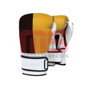 Guantes de boxeo de cuero PU de alta calidad OEM logotipo personalizado profesional 12oz 14oz 16oz guantes para entrenamiento de gimnasia al por mayor - Product Image 1