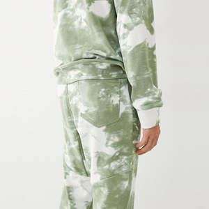 2025 chándal de hombre con estampado de diseño personalizado Tie Dye Jogger pantalón chándal y 100% algodón Tie Dye chándales para hombres 2025 - Product Image 4