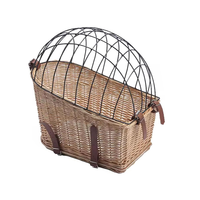 Vente en gros de panier de vélo pour chien en rotin de haute qualité nouveau panier de vélo en osier extérieur transporteur de chiot petit animal de compagnie du Vietnam