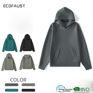 เสื้อฮู้ดผู้ชายผ้ากำมะหยี่มีฮู้ดแบบกำหนดเองพิมพ์โลโก้ได้ - Product Image 4