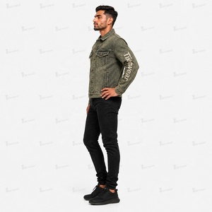 Chaqueta de Mezclilla para Hombre, Fabricante de Chaquetas de Mezclilla Personalizadas al por Mayor, Corte Ajustado, Corte Regular, Estilo Trucker, Vintage - Product Image 5