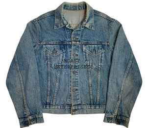 Custom Vintage Denim Jacket for Winter Formal & Casual Streetwear with Patchwork Print Embroidery & Button Decoration - Product Image 1