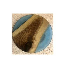 Design de luxe en résine et bois Lazy Susan taille personnalisée forme carrée bonbons plaque rotative avec qualité supérieure - Product Image 5