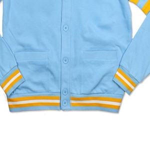 Cárdigan acanalado de punto personalizado para adultos, Jacquard, letras griegas, hermandad de mujeres, fraternidad, universidad, algodón Premium, poliéster, talla grande - Product Image 3