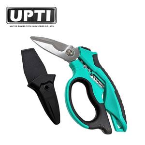 Taiwan a fabriqué des outils de bricolage professionnels de haute qualité 8 "ciseaux d'électricien à poignée antidérapante en plastique de Type d'angle inoxydable robuste - Product Image 1