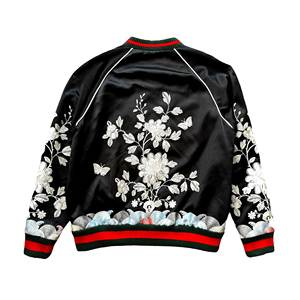 Chaqueta bomber personalizada con bordado, ropa de abrigo de moda ligera, fabricante de ropa de calle OEM/ODM - Product Image 2