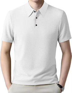 Camiseta Polo Bordada de Algodón para Hombre, Diseño Sólido, Camisetas Polo de Alta Calidad al por Mayor, Tacto Fresco, Personalizable, Deportiva, Transpirable - Product Image 3