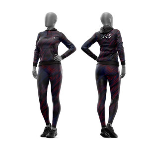 Vêtements de sport pour femmes, vêtements de sport pour la salle de sport, le yoga, la course à pied, l'entraînement, ensembles de vêtements de sport, hauts à manches longues, veste, sweat-shirt de basket-ball - Product Image 4