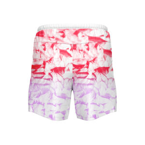 กางเกงวิ่งขาสั้นสำหรับผู้ชายกางเกงวิ่งขาสั้นผ้าคอตตอนโพลีเอสเตอร์พิมพ์ลายนูน3D ได้ตามต้องการ - Product Image 2