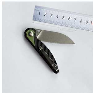 Cuchillo de bolsillo plegable MOQ bajo con mango G10 de diseño individual Cuchillo personalizado para exteriores - Product Image 3