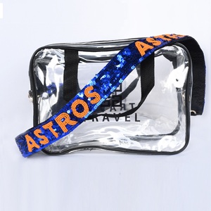 Elegantes correas cruzadas con cuentas para bolso con decoración de lentejuelas Accesorios de Gameday de moda con reemplazo de correas de hombro - Product Image 1