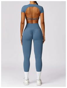 New <b>Yoga</b> <b>Set</b> Women Sexy Scrunch Sports Bra Training <b>Yoga</b> Leggings <b>Set</b> Athletic Wear Gym Legging <b>Set</b> Fitness & <b>Yoga</b> Wear - Product Image 3