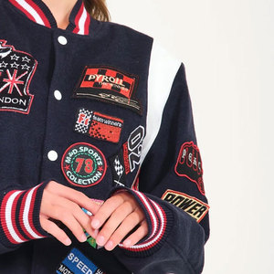 Hot Selling Varsity Jacket for Men'S Trending High Street Winter Designs High Quality Breathable Men's Jackets - Product Image 6