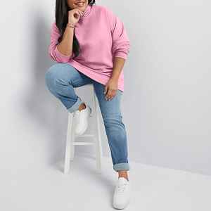 Pull en coton décontracté pour femmes Sweat à capuche à manches longues avec cordon de serrage Plus Size Tie Dye Print Winter Collection - Product Image 5