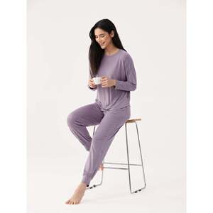 Conjunto de Salón de Bambú de Manga Larga Premium Personalizado para Mujer, Bata de Spandex Premium con Cierre de Cordón, Suave y Transpirable para la Temporada de Otoño - Product Image 4