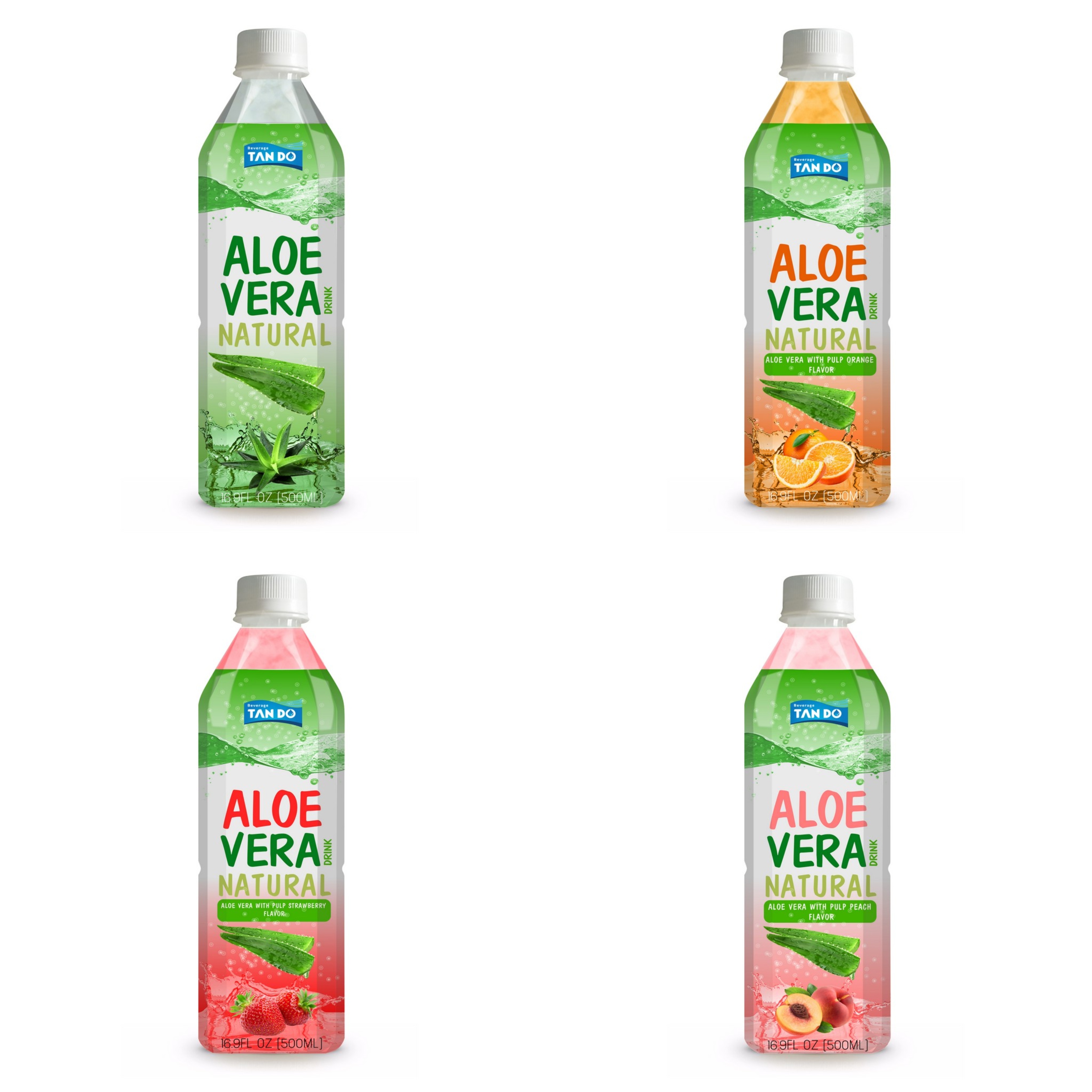 Vietnam Manufacturer Sugar-Free Aloe Vera Drink 500ml - Original Flavored  Beverage in Bottled Packaging for Healthier Choices