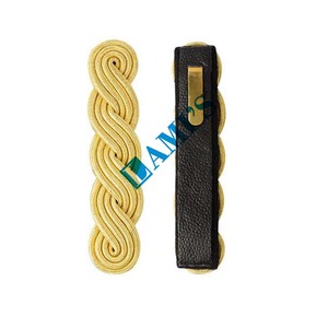 OEM Chile uniforme cordón Charretera y cordones de hombro uniforme táctico hombro nudo Charretera cordón trenzado hecho a mano - Product Image 4