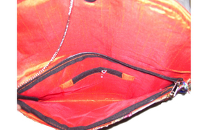 Fabriqué à la main Banjara ethnique grande capacité pochette coton matériel broderie traditionnelle fermeture à glissière bohème Festivals - Product Image 6