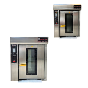 Horno rotativo de entrega rápida para panadería, 8 bandejas, línea de producción de pan con logotipo personalizado, horno rotativo Altuntop Trolley Kien An Vietnam - Product Image 1