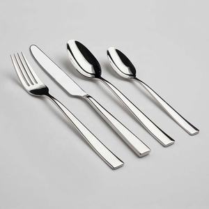 Inexpensive <b>Gold</b> Plated Modern Stainless Steel Portable Spoon Fork & Knife Set Stainless Steel Amazing New Design Round Handle - Product Image 3