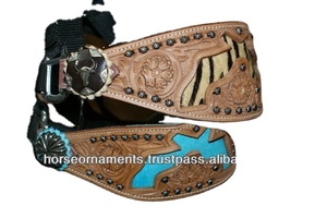 Hebilla de cuero con diseño de pistola occidental de primera calidad, de hierro y níquel, con brillo, para halter de caballo, en varios colores de cuero, ¡la más vendida! - Product Image 4