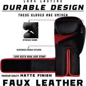 Venta caliente Unisex de alta calidad PU logotipo personalizado guantes de boxeo personalizados con su logotipo para el entrenamiento de artes marciales - Product Image 2