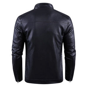Chaqueta de cuero para hombre, servicio OEM, a la moda, al aire libre, el mejor diseño, alta calidad, invierno, 2023 - Product Image 2
