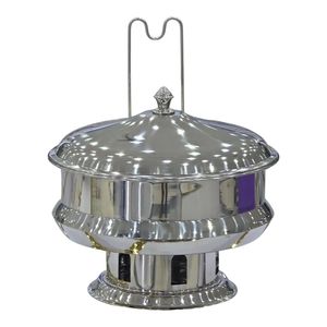 Chafing Dish Copper <b>Food</b> <b>Warmer</b> Hot Water Circulation Energy Star Certified Adjustable Racks Made India <b>for</b> Catering Buffet - Product Image 5