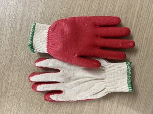 Gants de travail de sécurité enduits de caoutchouc vietnamien Anti-Cut Anti-Slip Latex Semi-Coating Protection des mains en coton réutilisable pour le jardin - Product Image 6