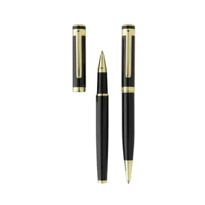 Ensemble de stylos en laiton recyclé Luca for Swiss Peak, cadeau d'affaires durable avec des caractéristiques écologiques - Product Image 6